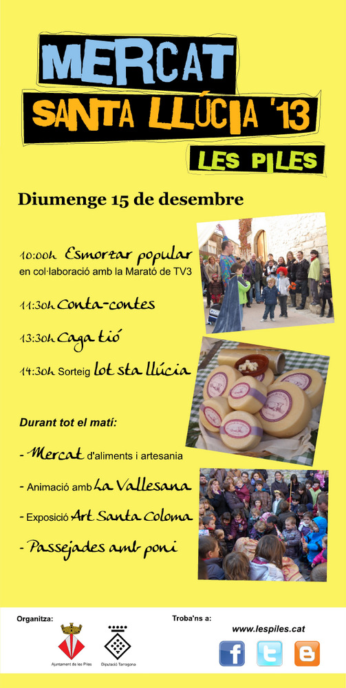 cartell Mercat Santa Llùcia '13