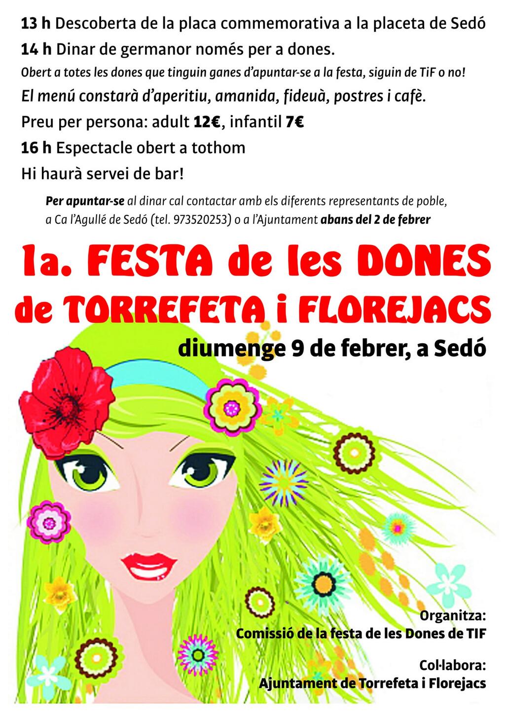 cartell 1a Festa de les dones