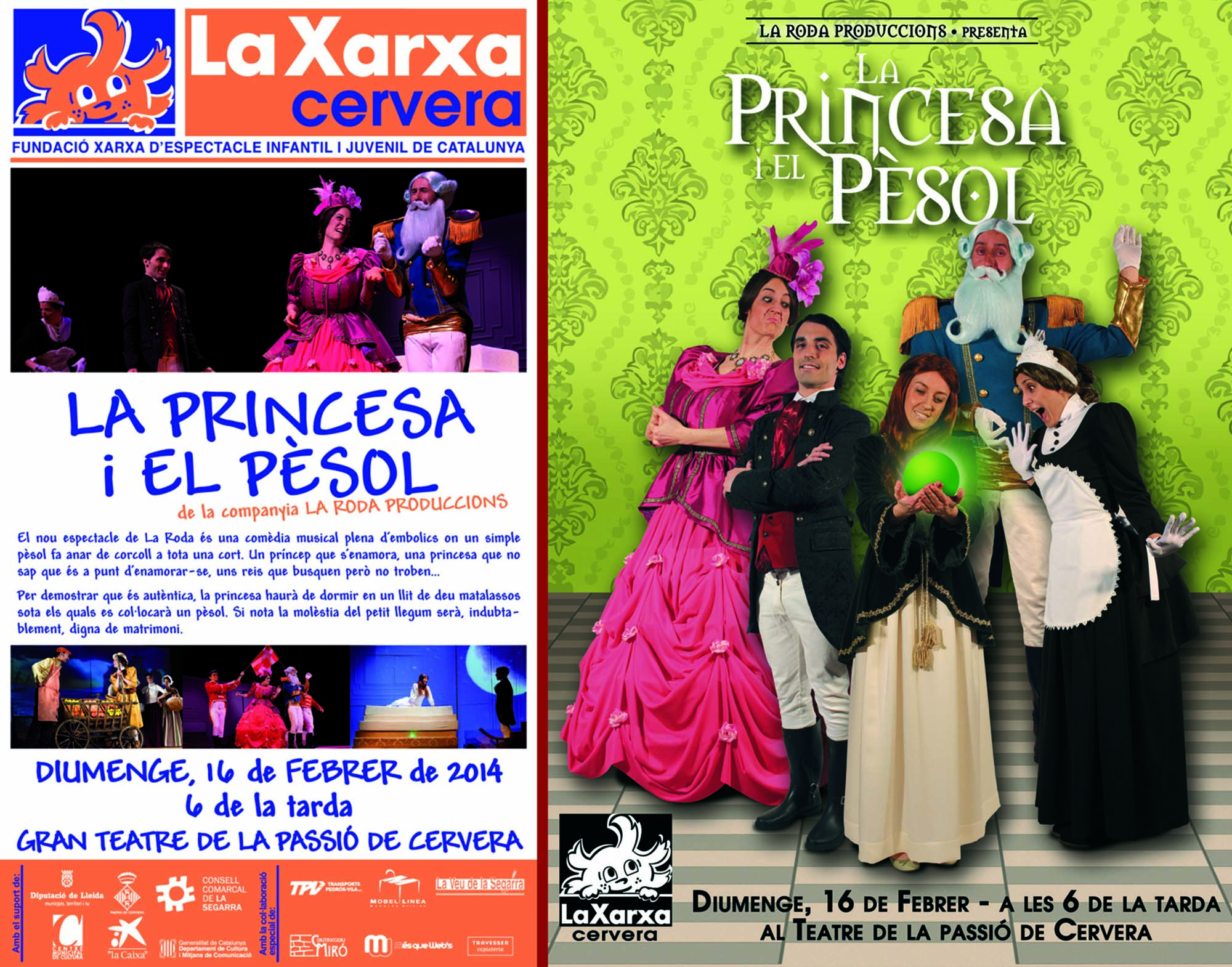 cartell La Xarxa - teatre infantil
