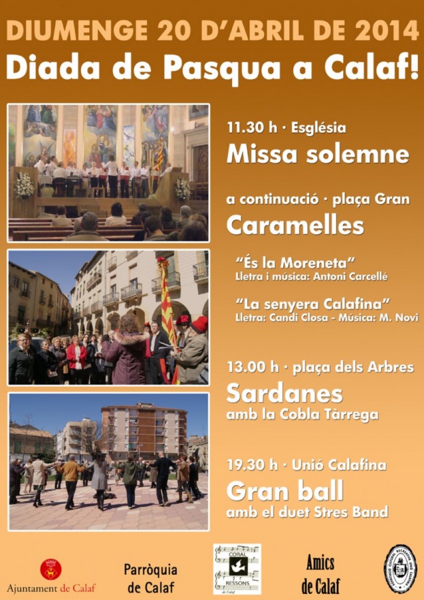 cartell Pasqua a Calaf