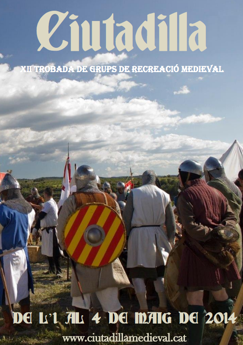 cartell XII Trobada de Grups de Recreació Medieval