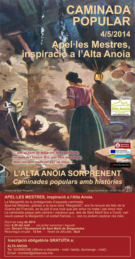 cartell Caminada popular 'Apel·les Mestres'