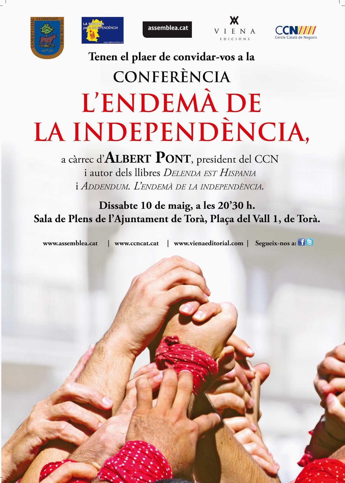 cartell conferència 'L'endemà de la Independència'