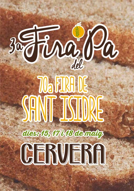 cartell 70a Fira de Sant Isidre - 3a Fira del Pa