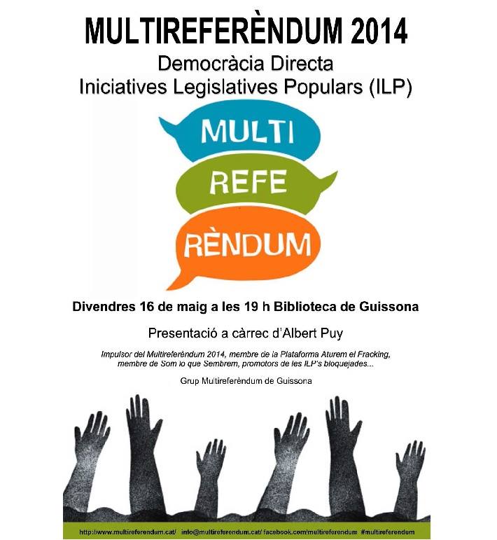 presentació del MULTIREFERÈNDUM