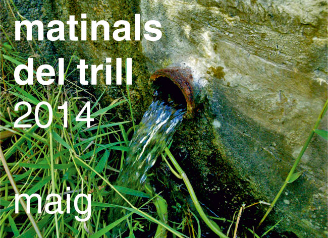 cartell Caminada Matinals del Trill 2014 Ruta la Panadella, Pallerols, Montfart