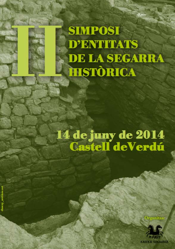 cartell II Simposi d'entitats de la Segarra històrica