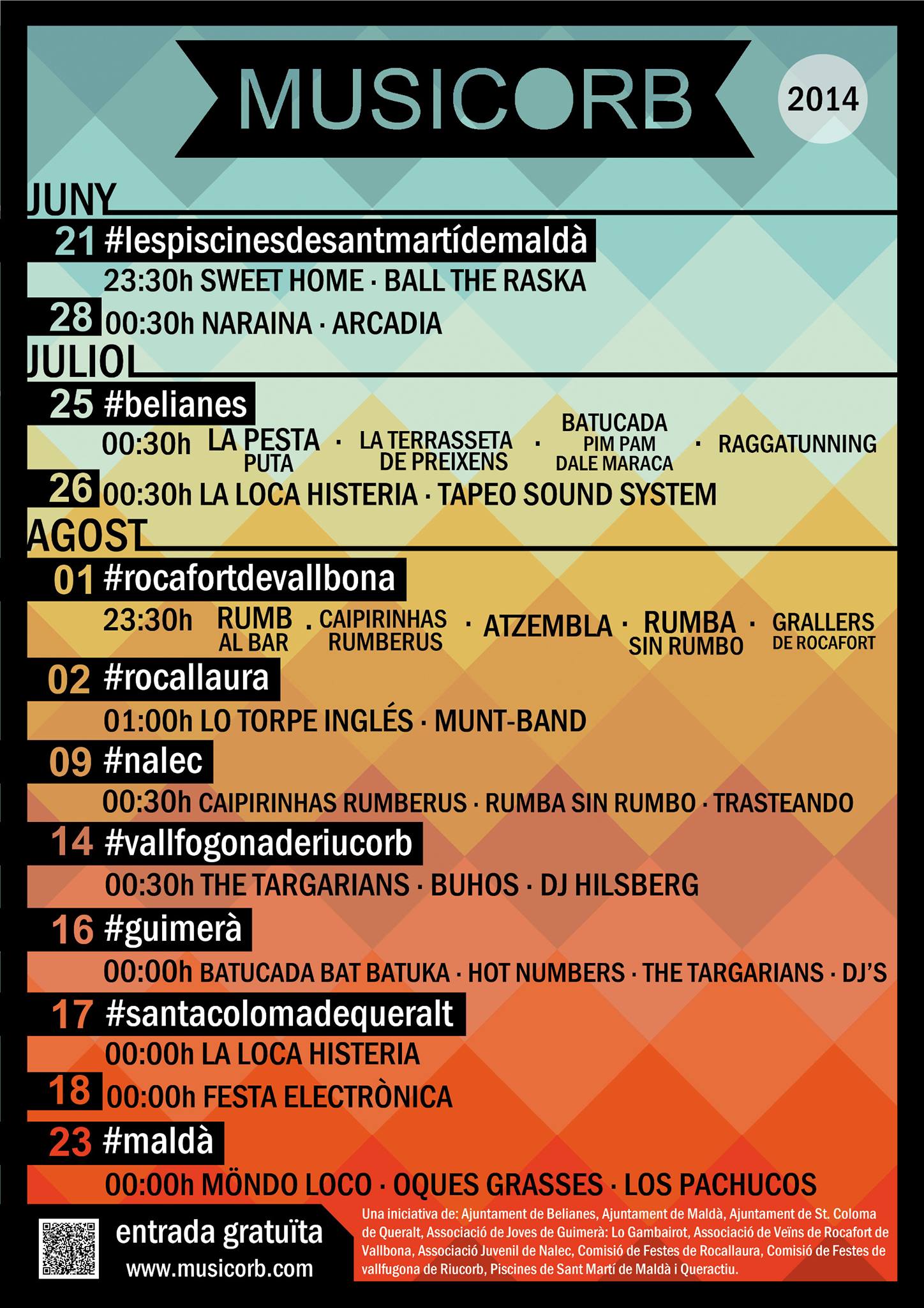 cartell Musicorb 2014