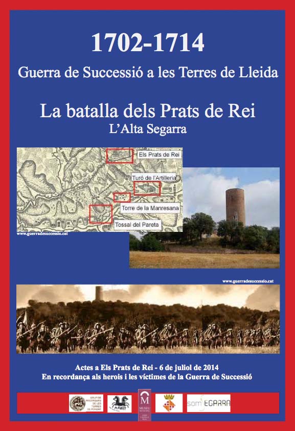 cartell Espais Ponentins de la Guerra de Successió