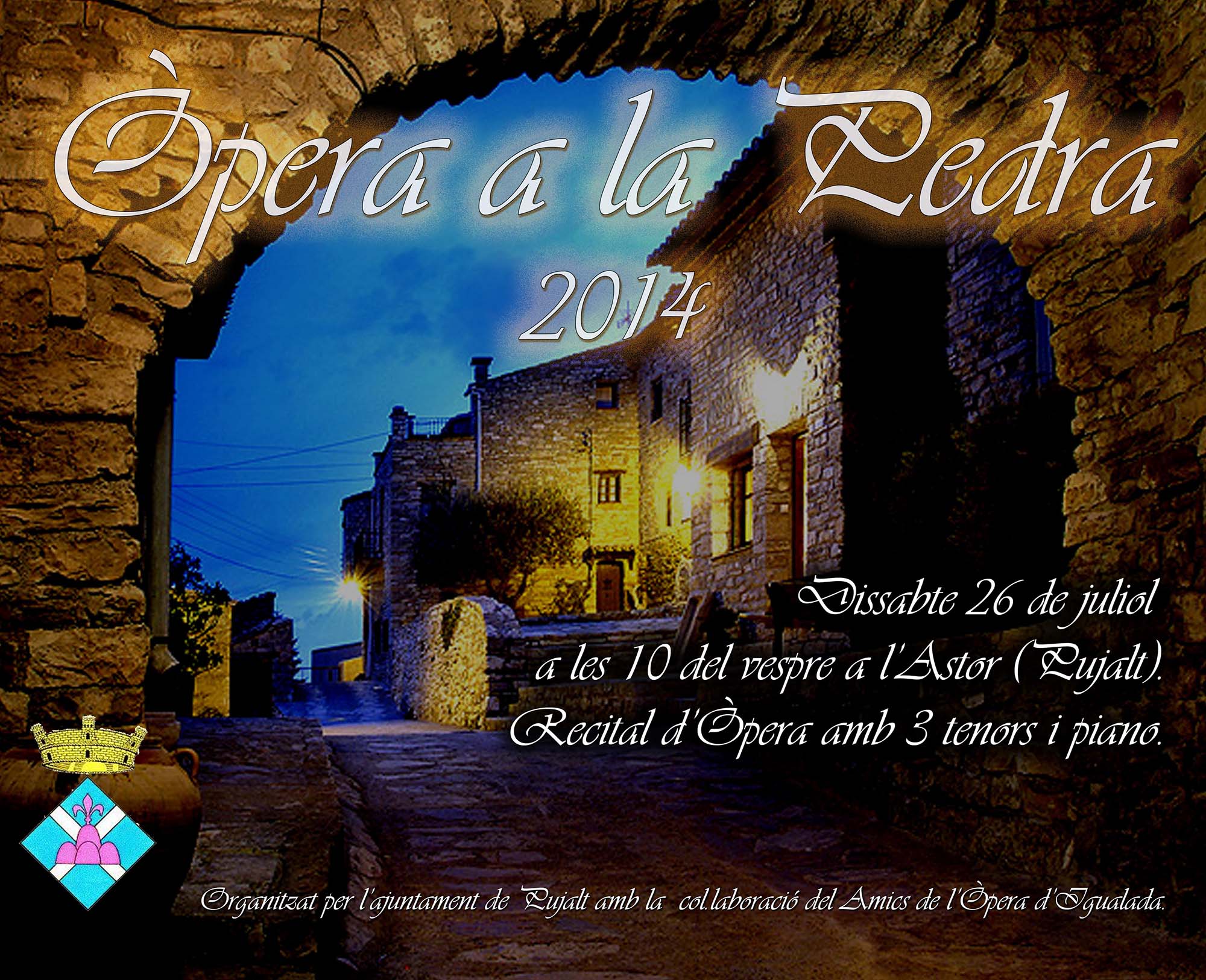 cartell Òpera a la pedra 2014