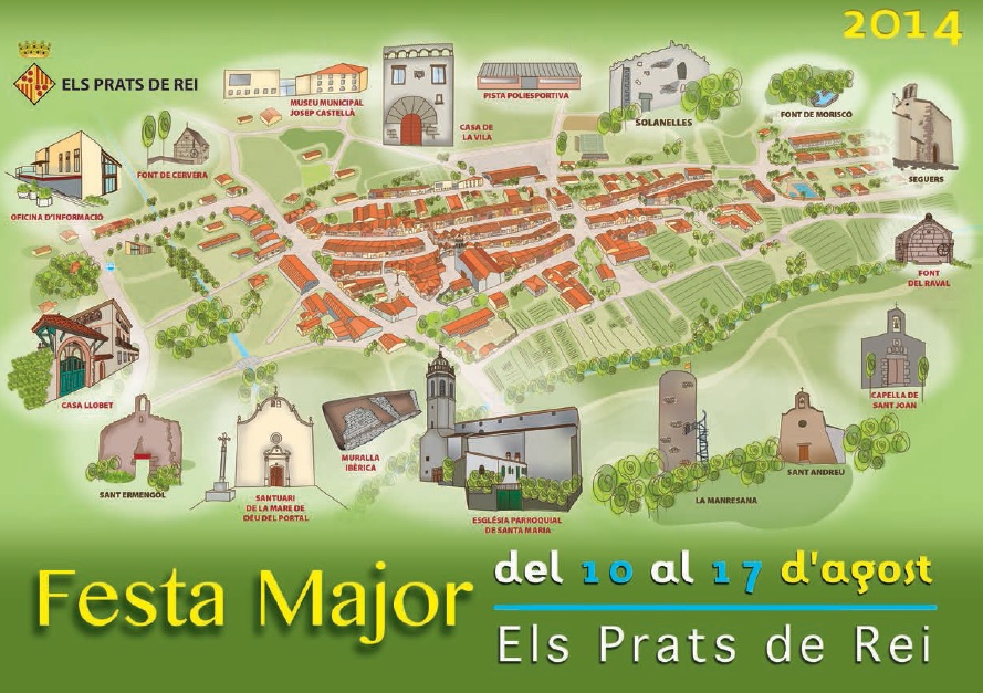 cartell Festa major Els Prats de rei 2014