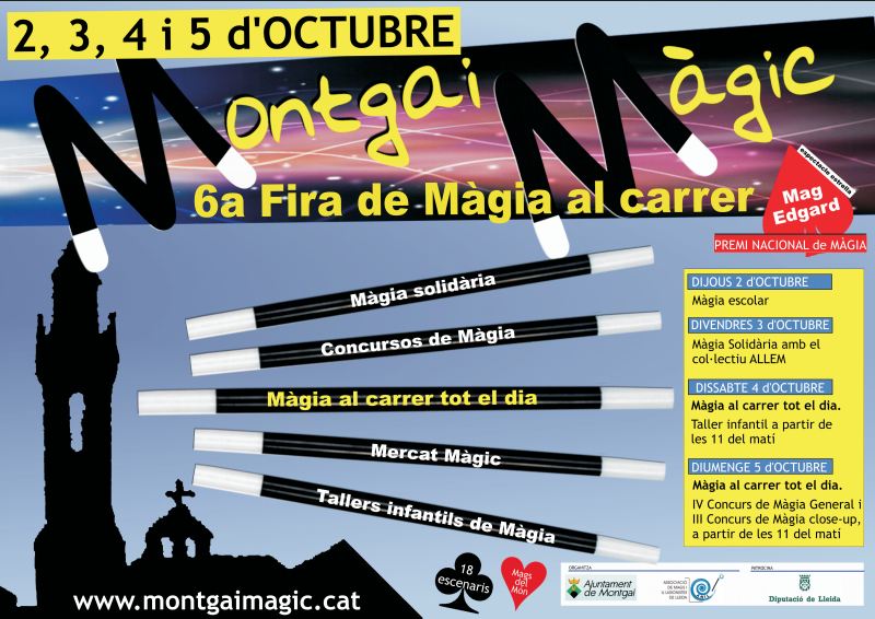 cartell VI Fira de la Màgia al Carrer