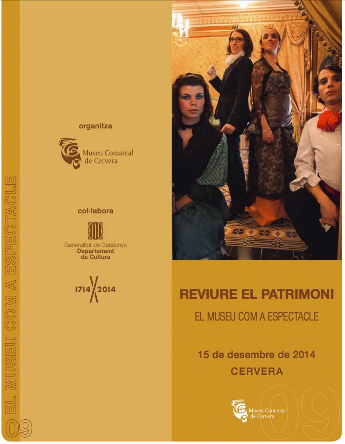 cartell Jornada Reviure el patrimoni: el museu com a espectacle