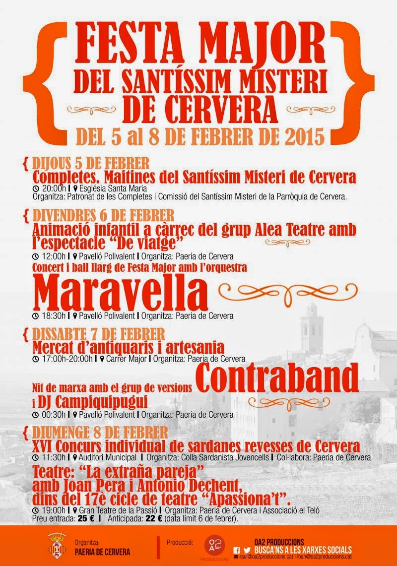 cartell Festa Major del Santíssim