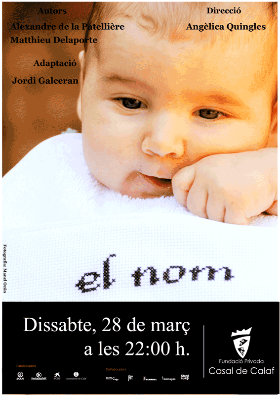 cartell Teatre: EL NOM