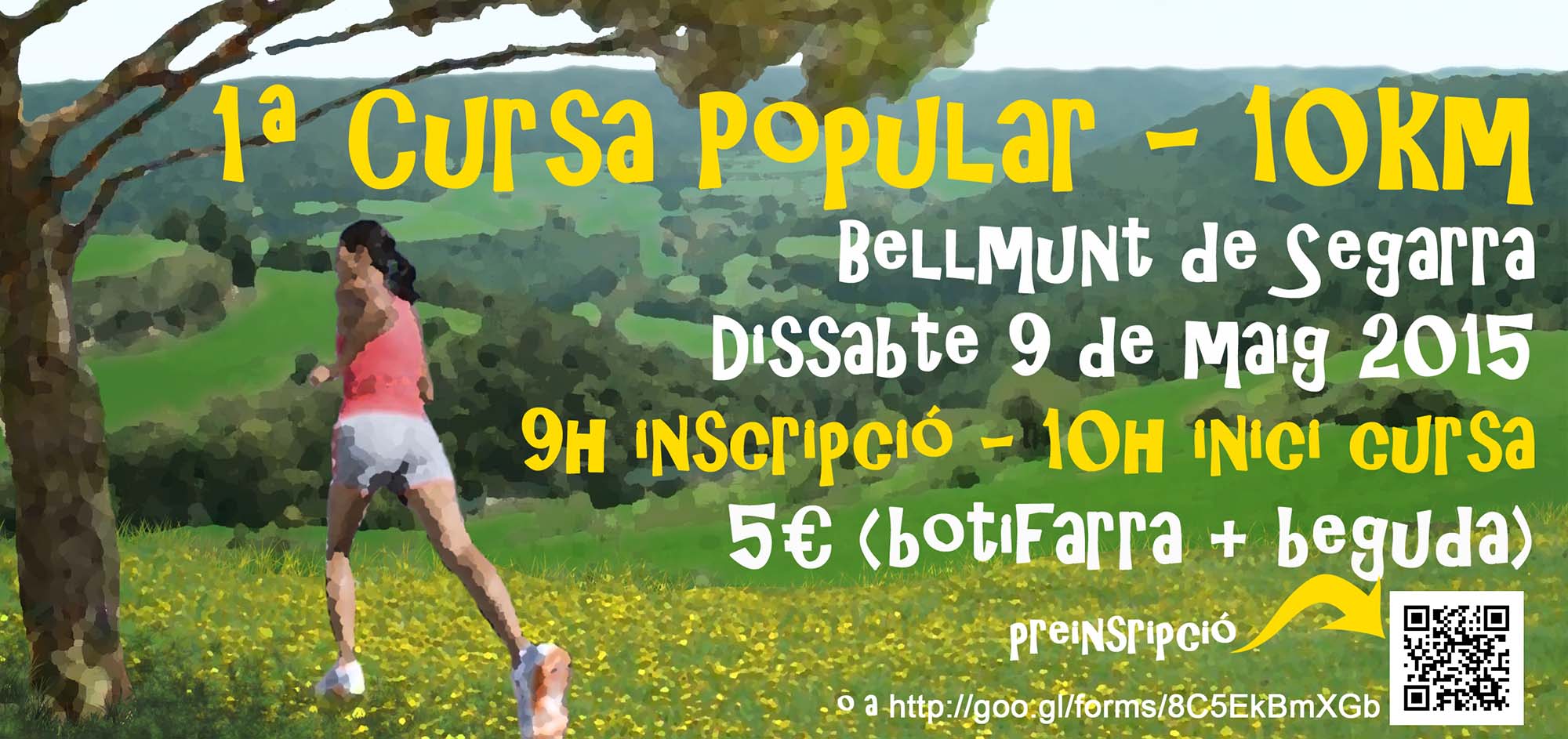 cartell 1ª Cursa Popular