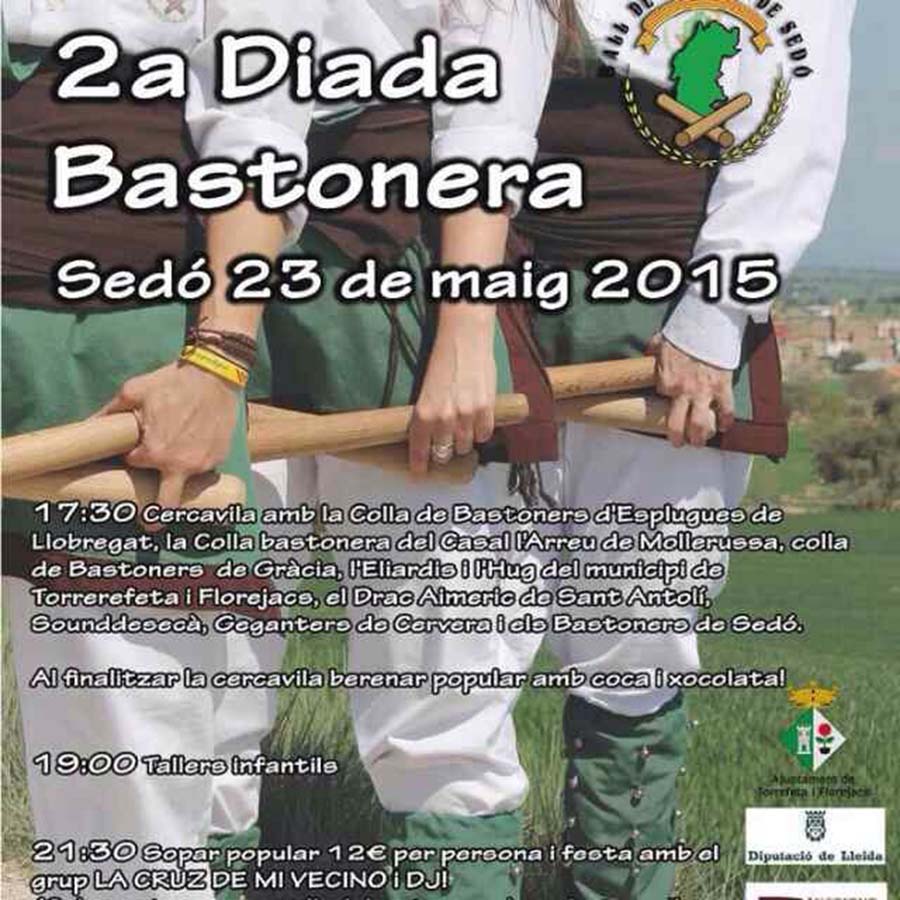 cartell 2a Diada Bastonera de Sedó