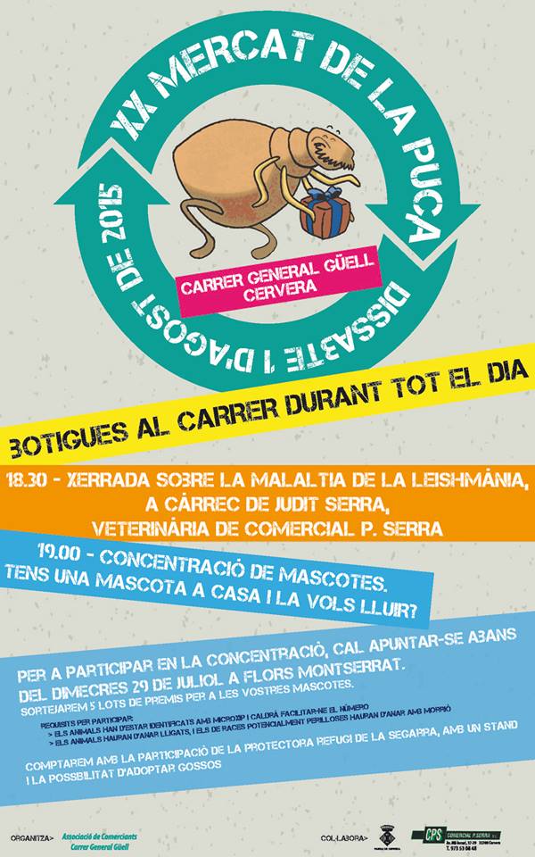 cartell XX Mercat de la Puça