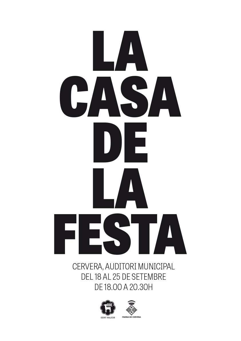 cartell Casa de la Festa Isagoge 2015