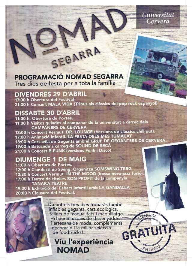 cartell Festival Nomad Segarra