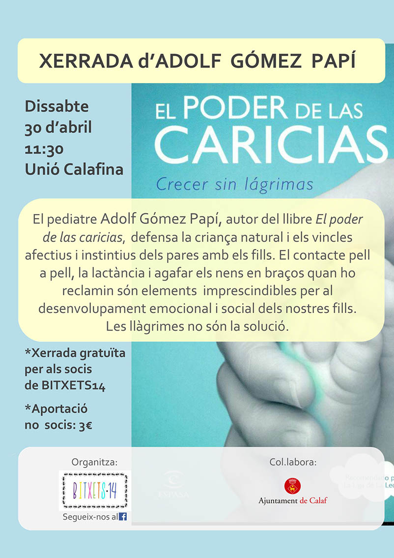 El pediatre pioner del Mètode Cangur, Adolf Gómez Papí, serà dissabte a Calaf