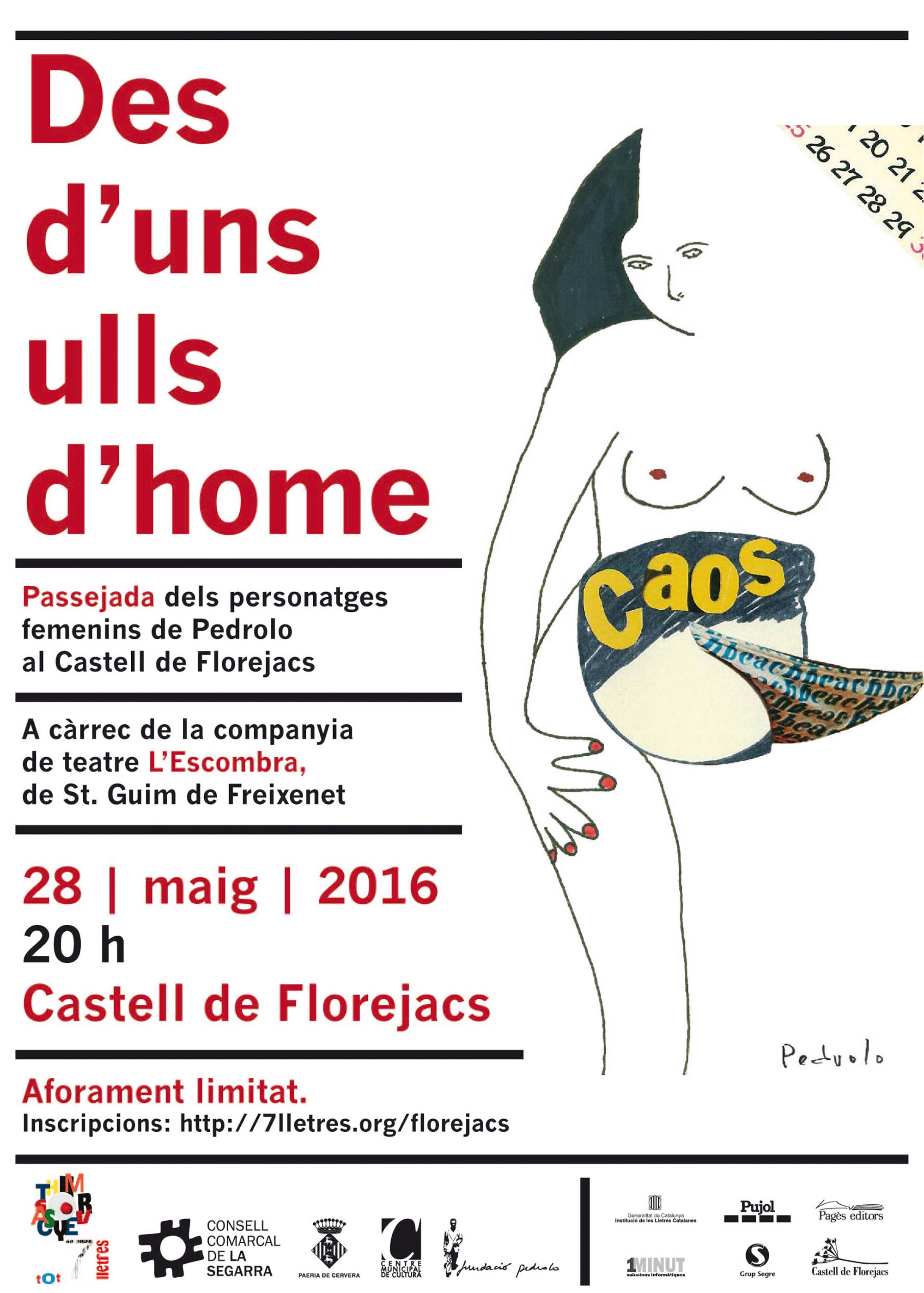 cartell 7lletres Des d’uns ulls d’home