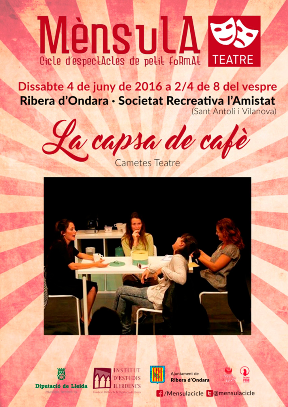 cartell Teatre 'La capsa de cafè'