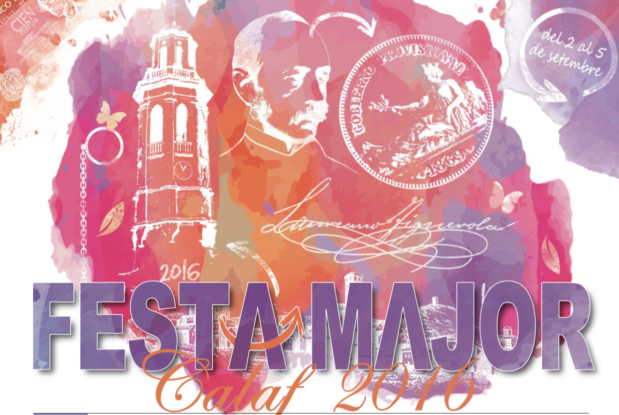 cartell Festa Major Calaf 2016