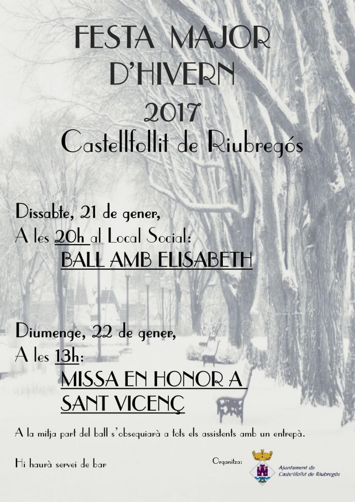 cartell Festa Major d'Hivern 2017