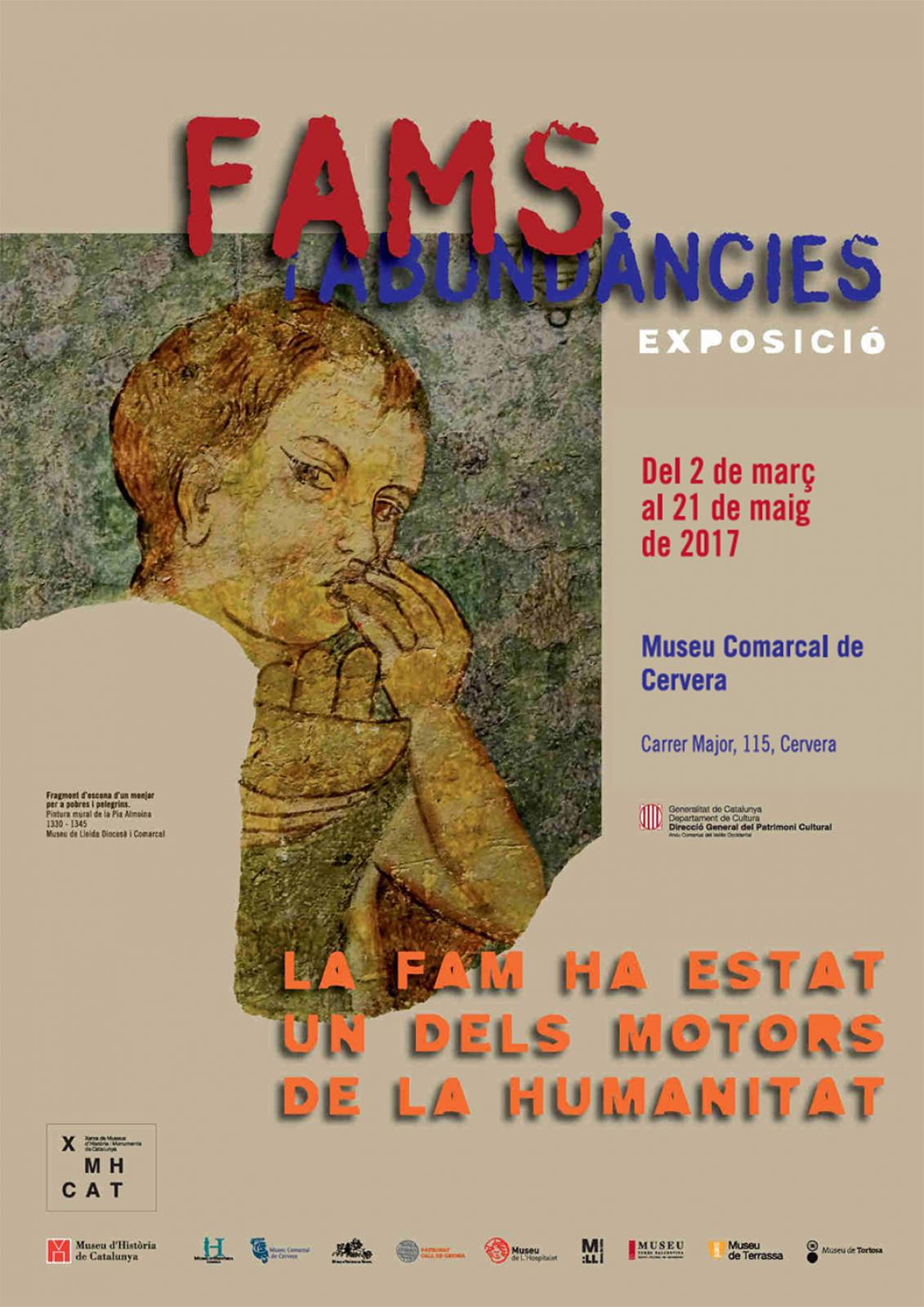 cartell Exposició 'Fam i Abundàncies'