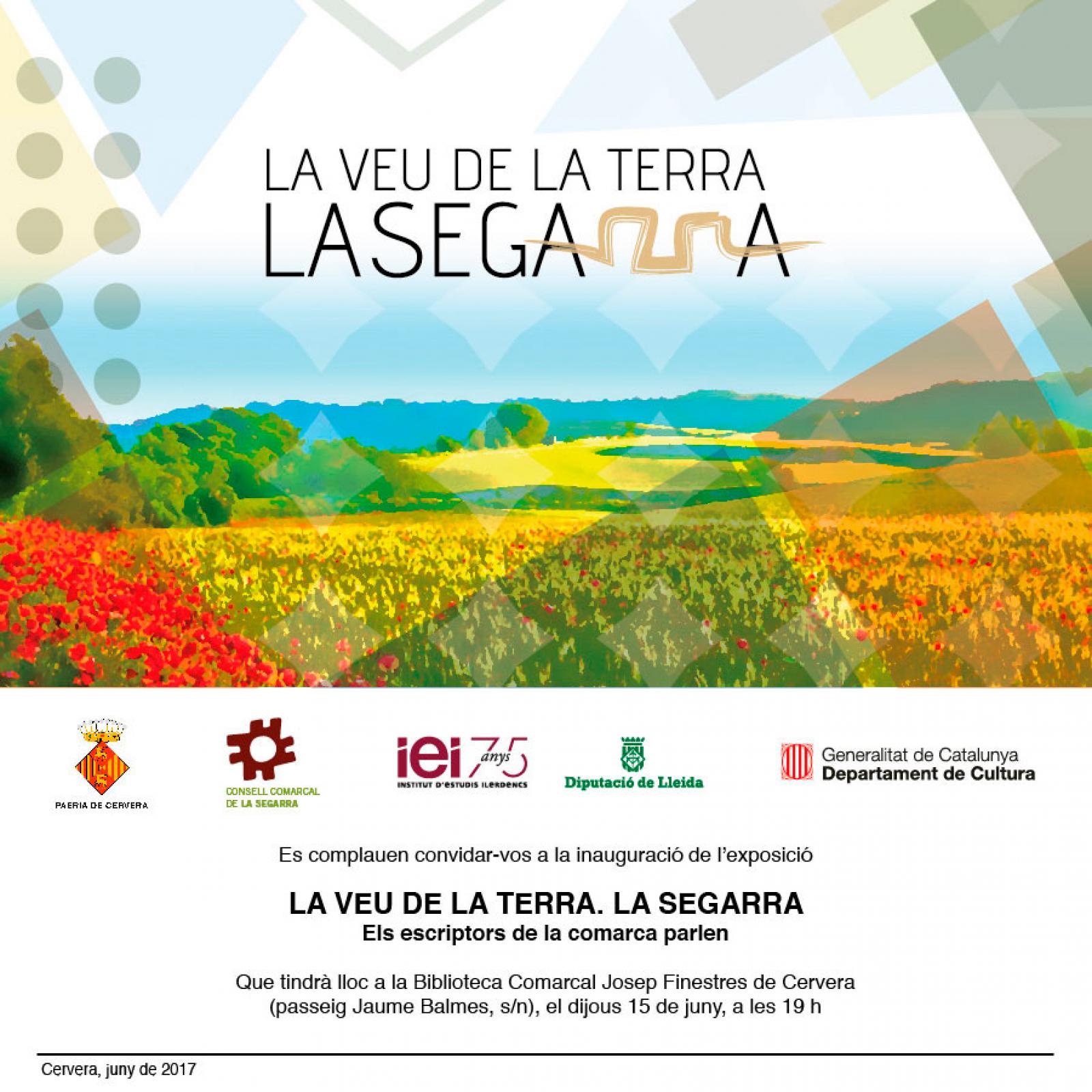 cartell Exposició 'La veu de la terra. La Segarra'