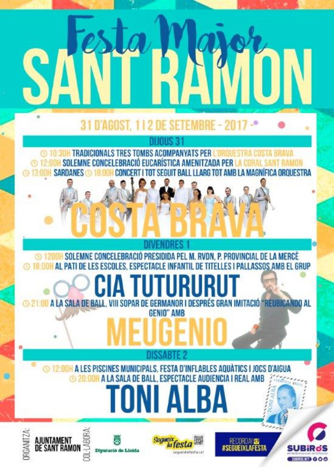 cartell Festa Major de Sant Ramon 2017