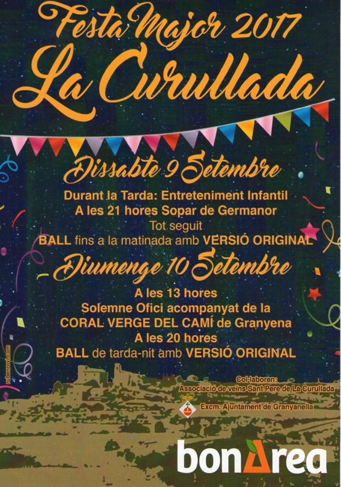 cartell Festa Major de La Curullada 2017