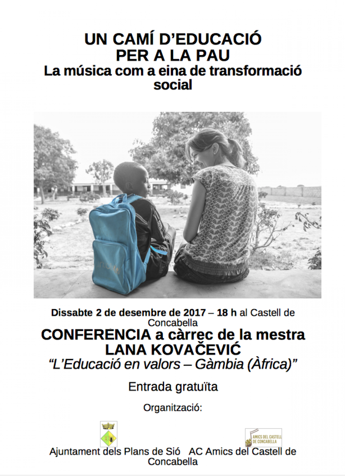 Un camí d'educació per a la pau. La música com a eina de transformació social