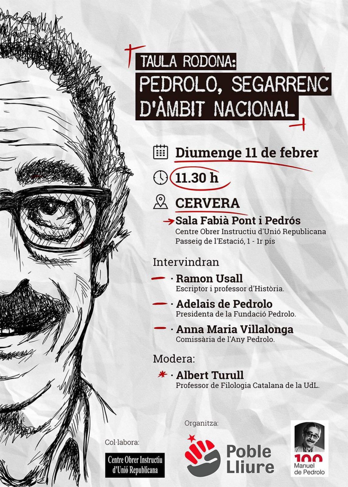 Taula Rodona: Pedrolo, segarrenc d'àmbit nacional