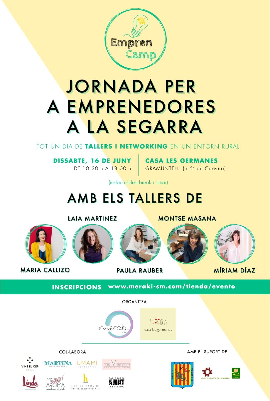 cartell Jornada per a emprenedores