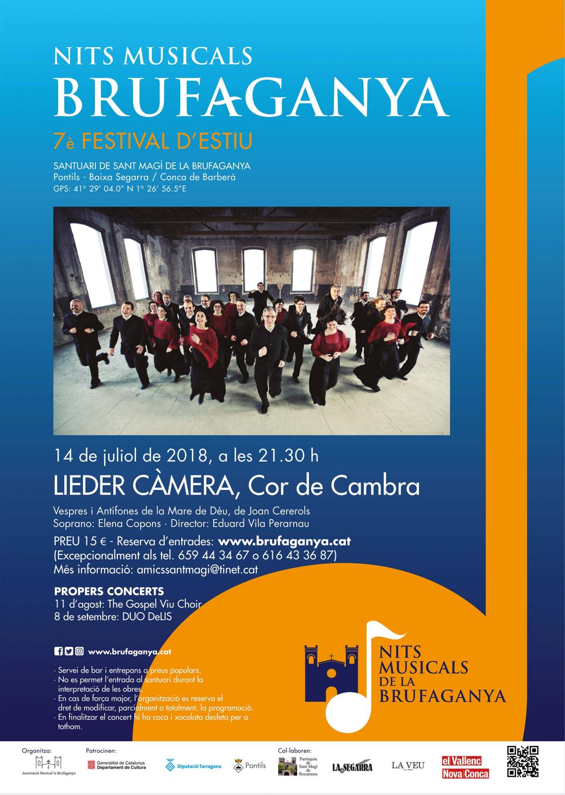 LIEDER CAMERA. Cor de Cambra (Nits Musicals de la Brufaganya)