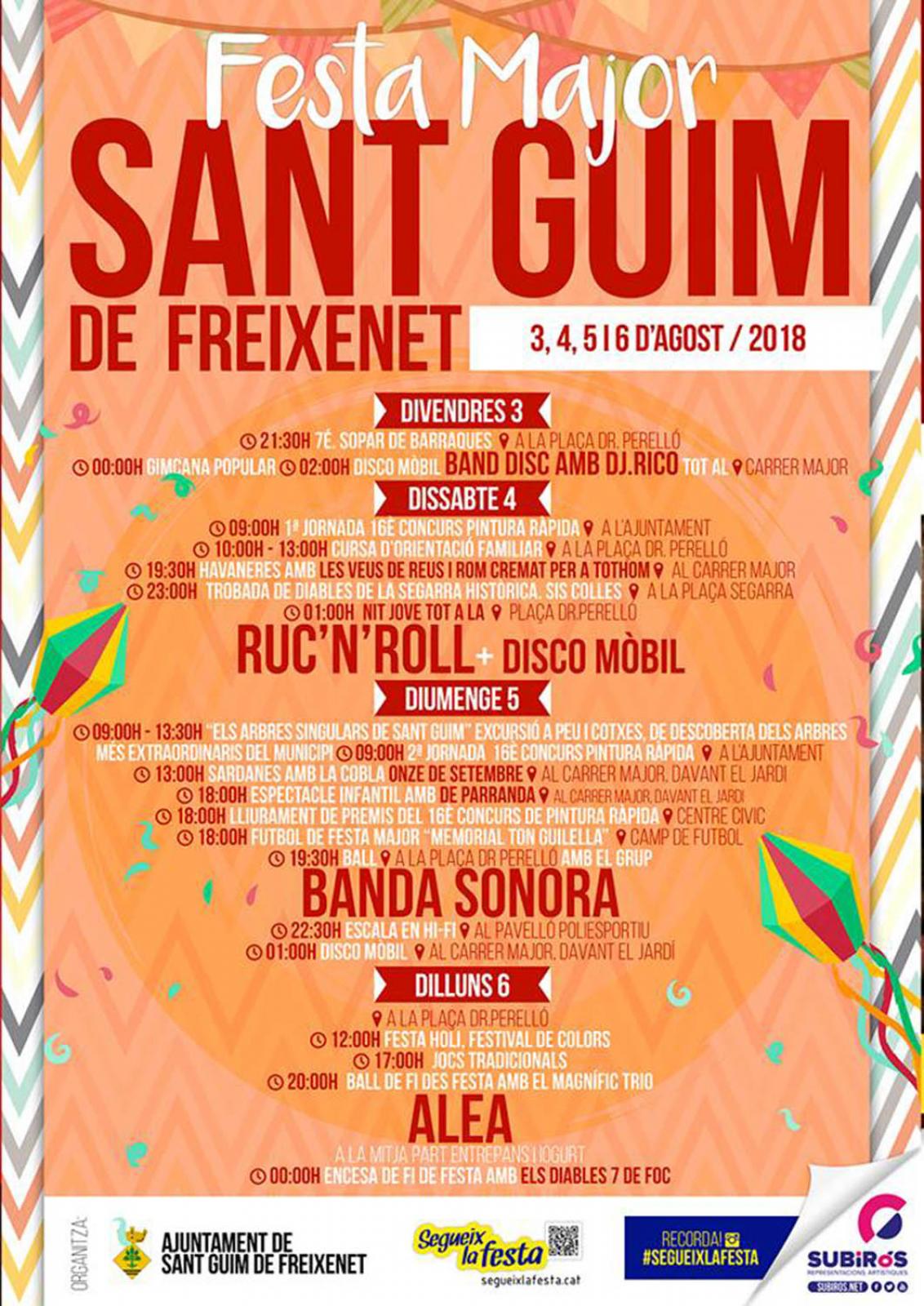 Festa Major Sant Guim de Freixenet 2018