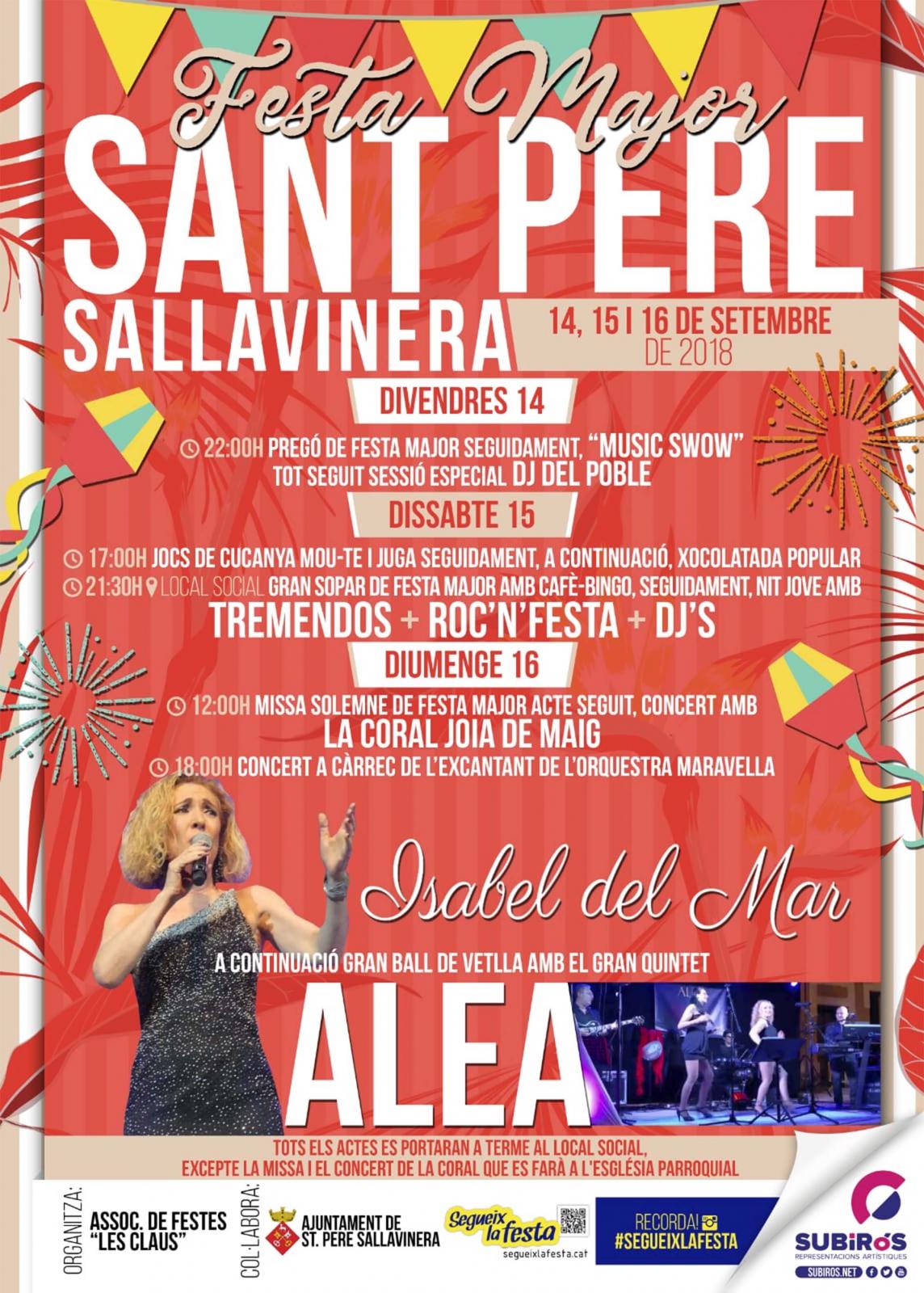 Festa Major de Sant Pere Sallavinera 2018