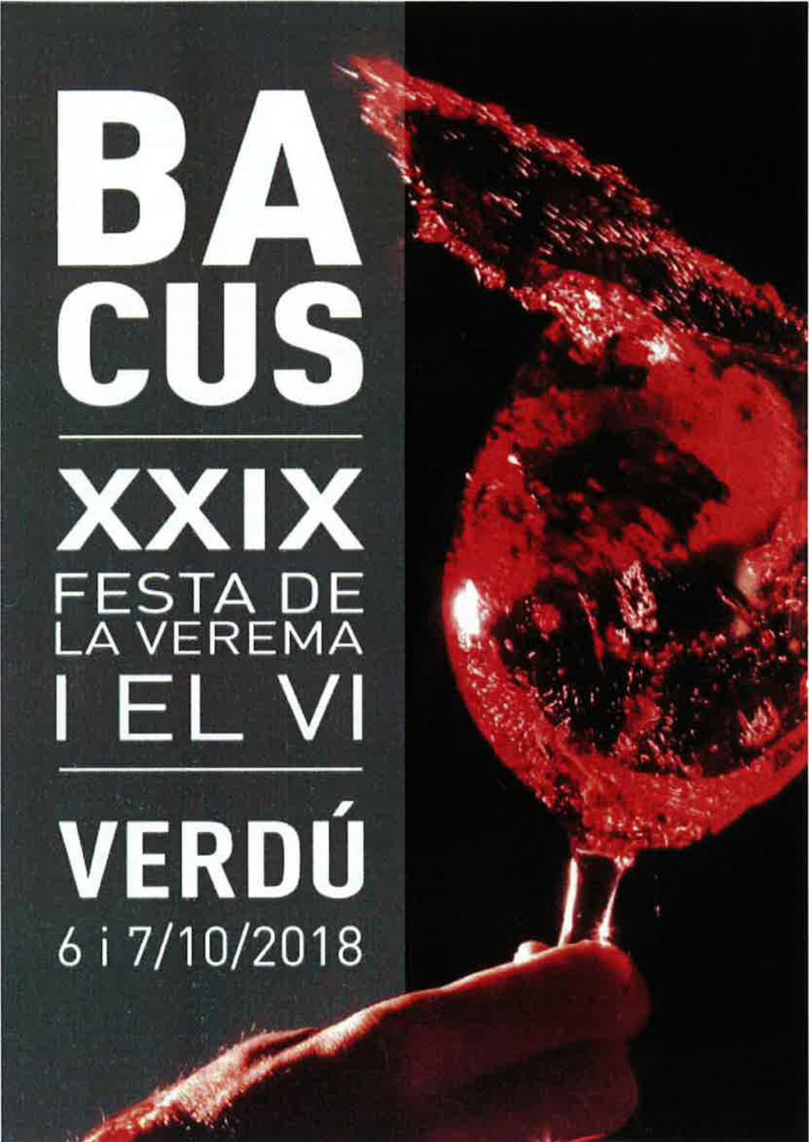 29a Festa de la Verema i el Vi Bacus Verdú