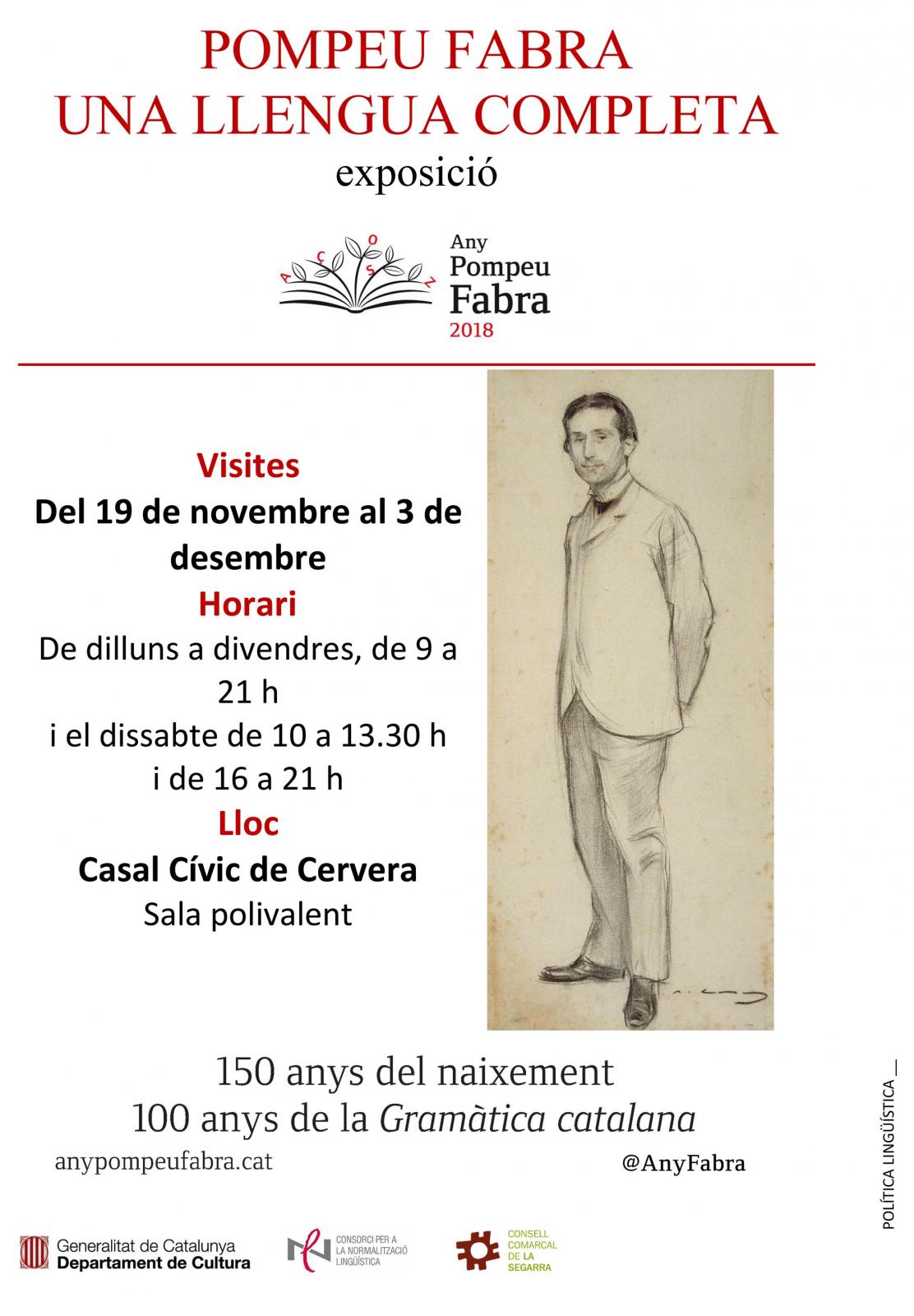 Exposició 'Pompeu Fabra: Una llengua completa