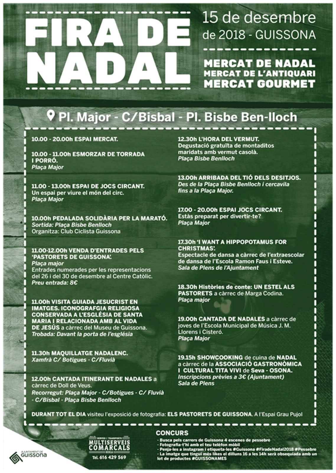 Fira de Nadal 2018 a Guissona Fira de Nadal 2018 a Guissona