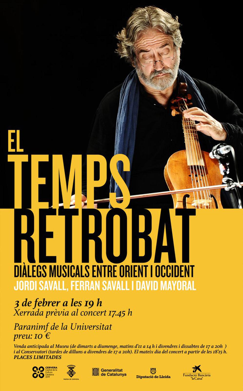 Concert de Jordi Savall 'El temps retrobat'