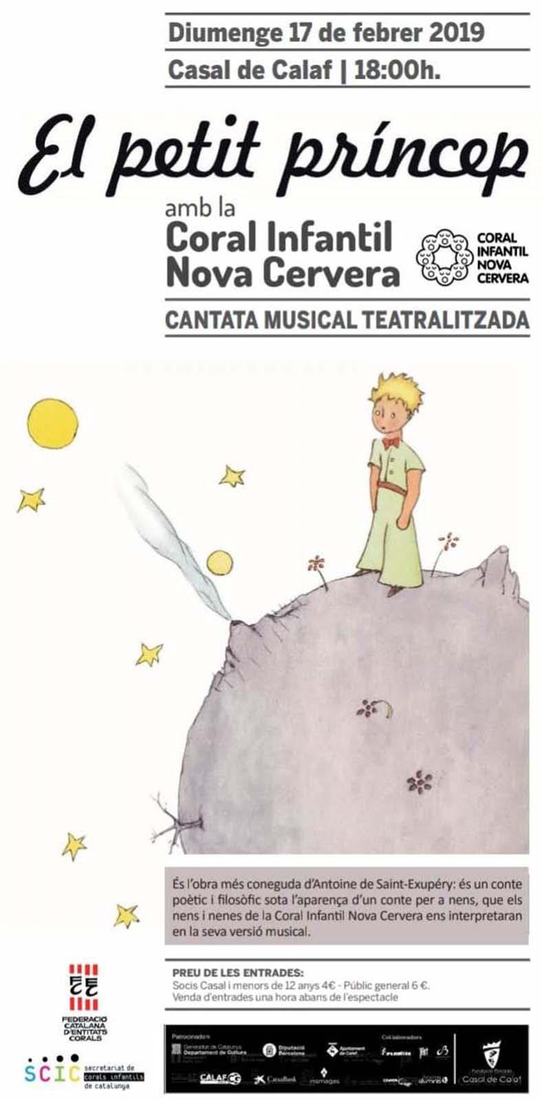 Cantata musical teatralitzada 'El Petit Príncep