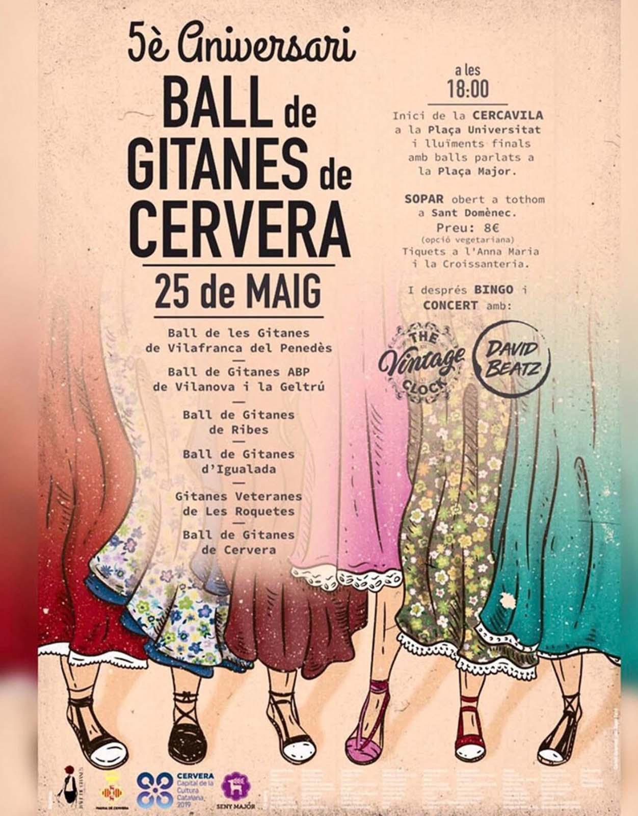 5è Aniversari del Ball de Gitanes de Cervera