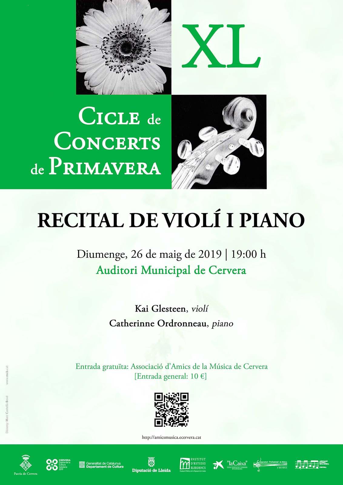 Recital de violí i piano