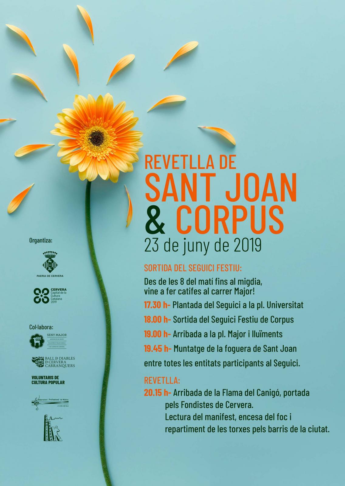 Festa de Corpus i revetlla de Sant Joan a Cervera