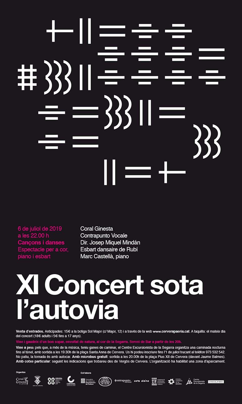 XI Concert sota l’autovia