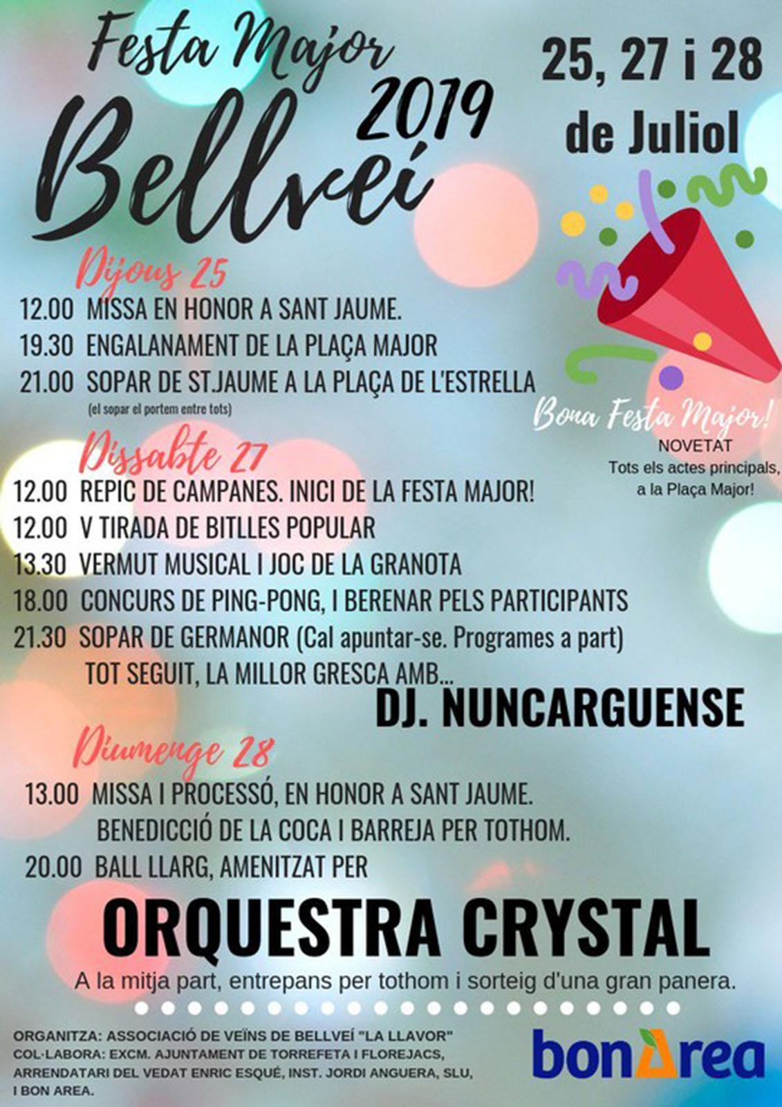 Festa major de Bellveí 2019