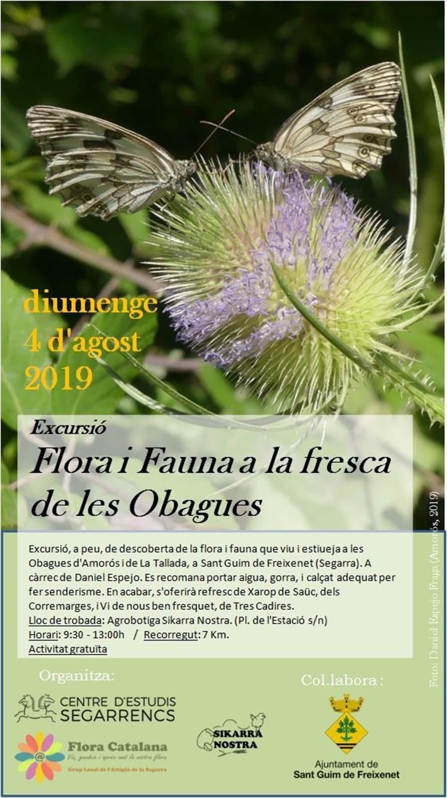 Excursió 'Flora i Fauna a la fresca de les Obagues'